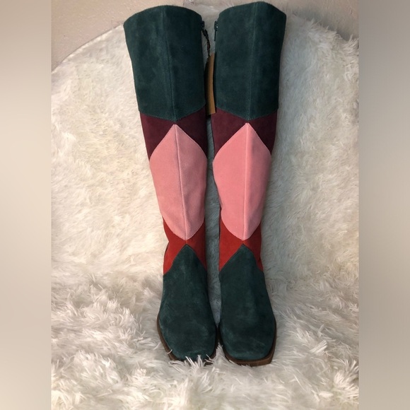 Chelsea & Violet Multicolor Heeled Boots size 7:5 NWT - Picture 5 of 16